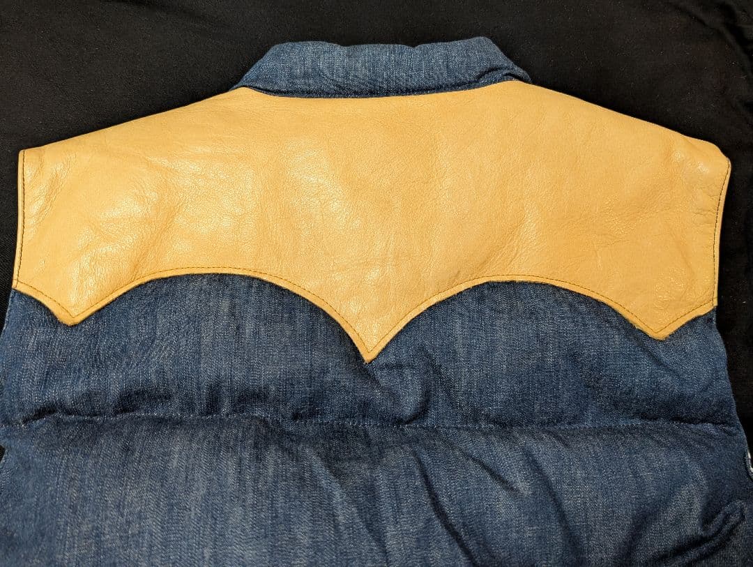 【 人気商品 】Sugar Cane デニムダウンベスト インディゴ Мサイズ