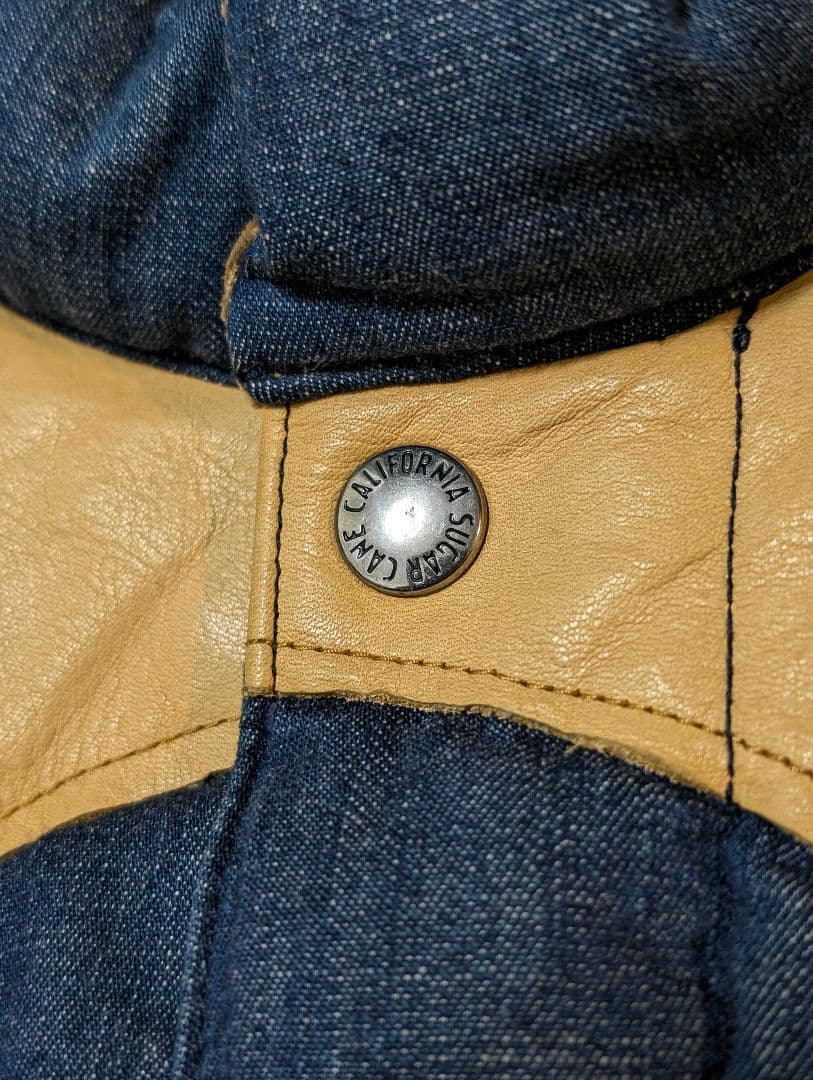 【 人気商品 】Sugar Cane デニムダウンベスト インディゴ Мサイズ