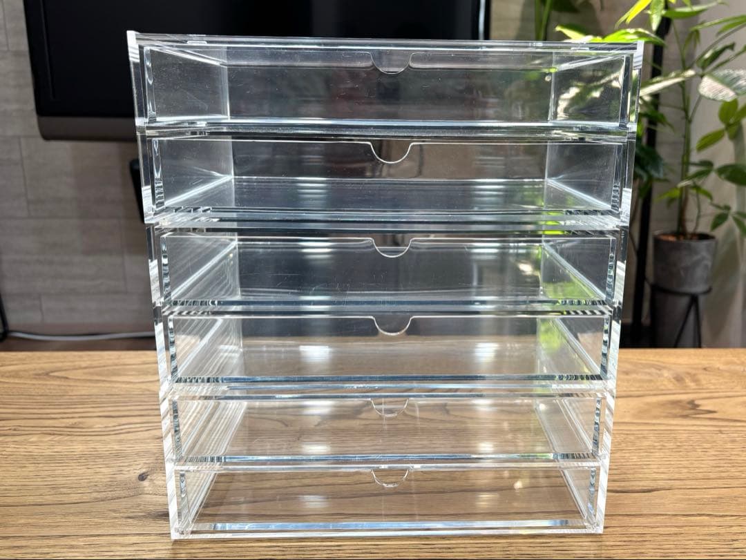 無印良品 重なるアクリルケース＋重なるベロアケース 全12点