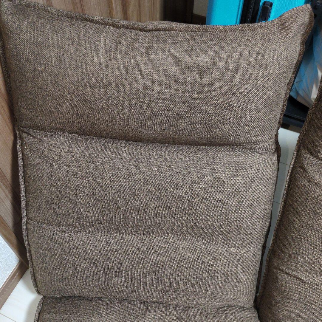 美品　タンスのゲン　2個セット　ブラウン　リクライニング座椅子　低反発　14段階