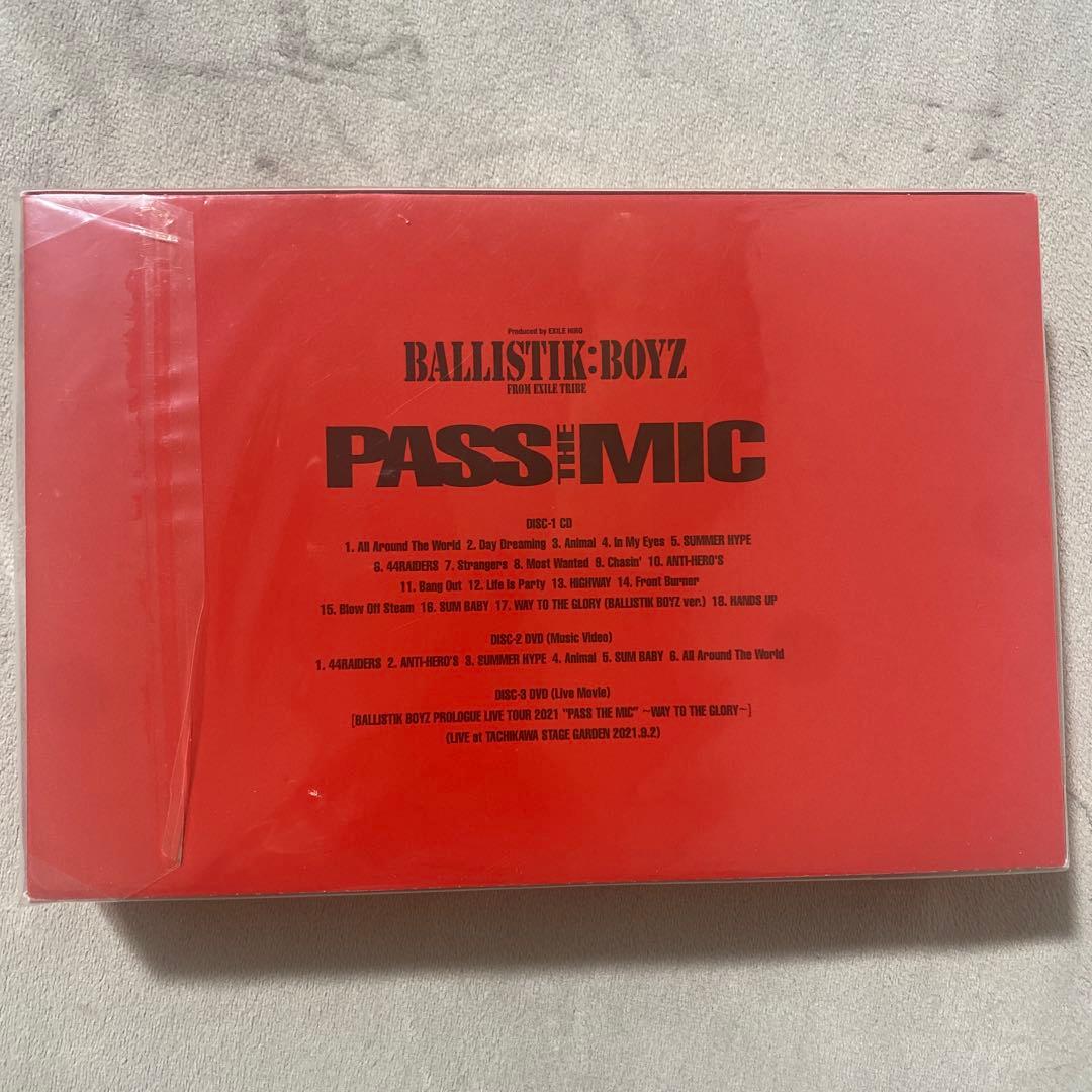PASS the MIC BALLISTIK BOYZ CD&DVD 初回仕様