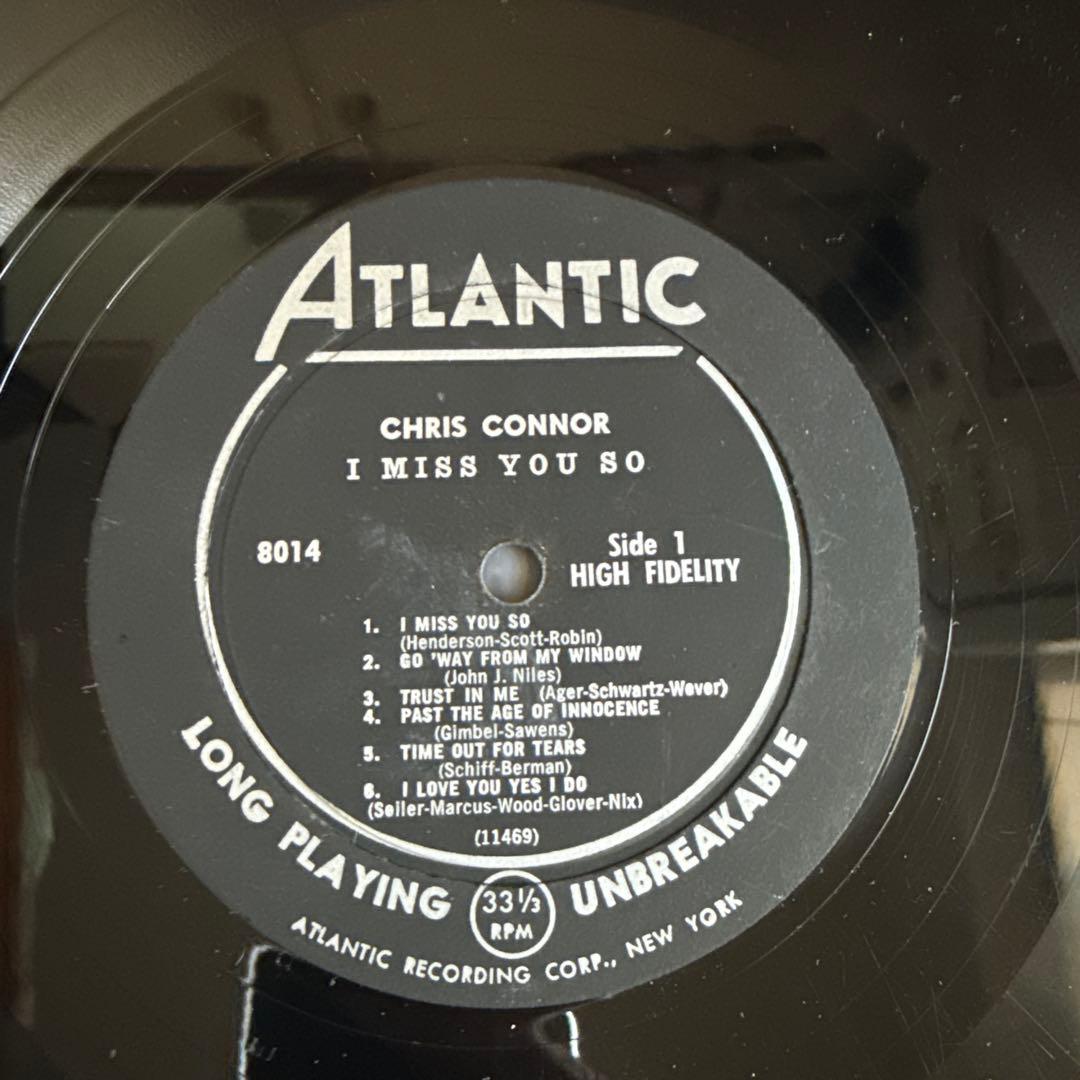 Chris Connor USオリジナル MONO レコード LP 希少