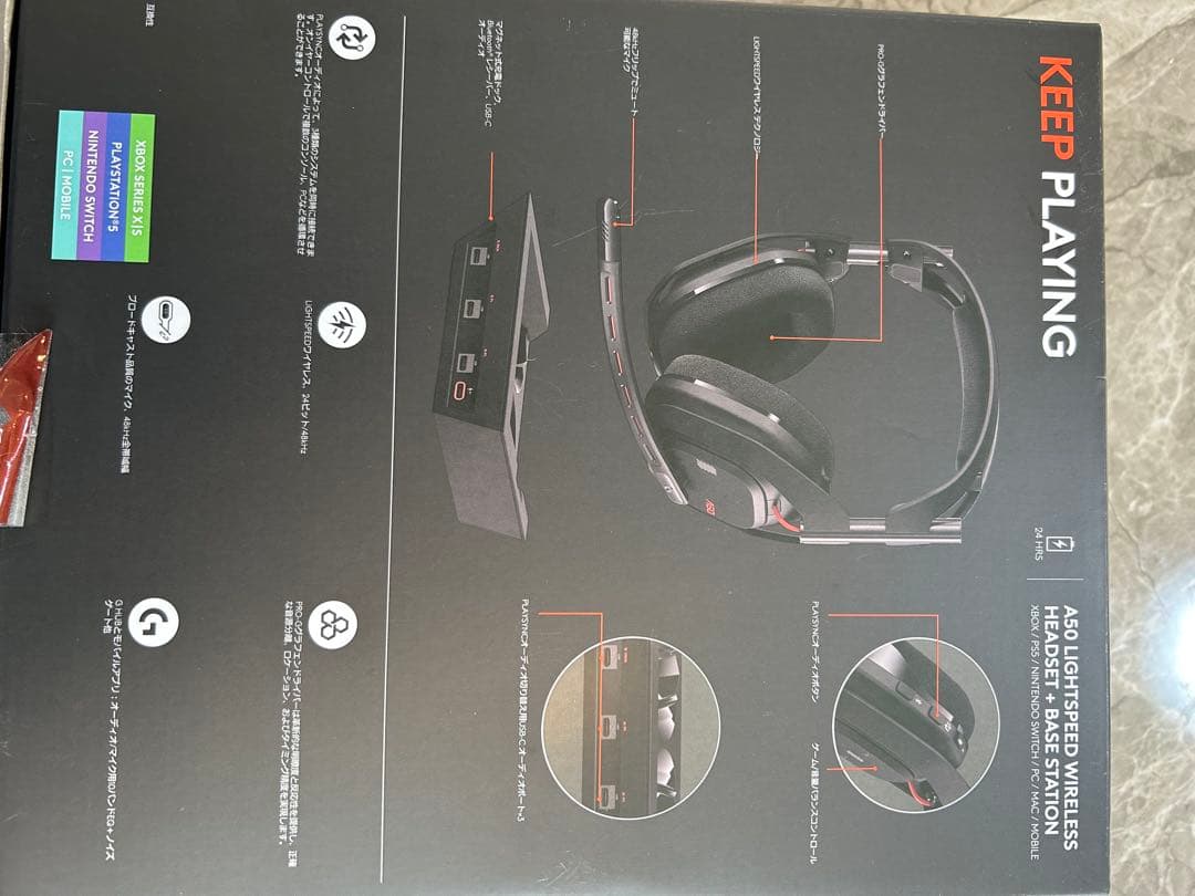 ASTRO A50 GEN 5 ワイヤレスゲーミングヘッドセット