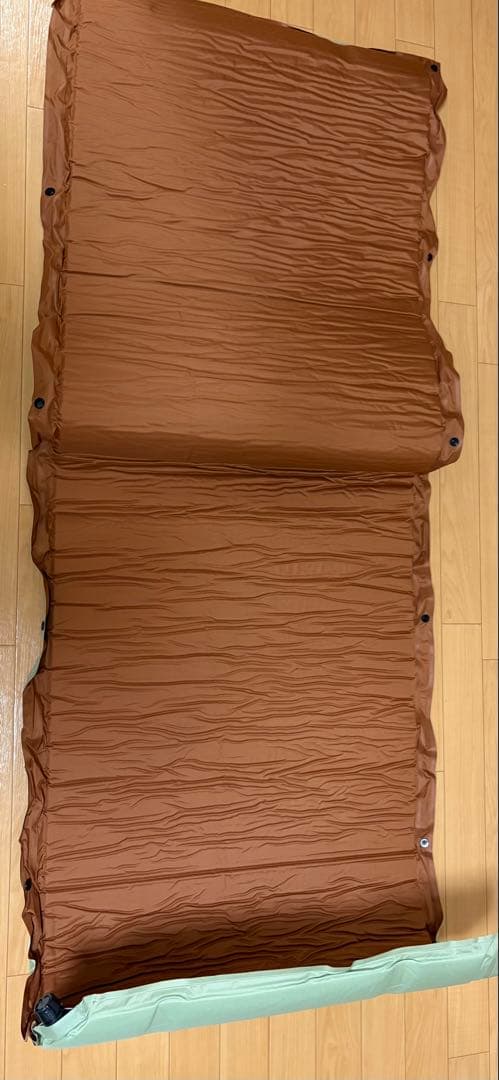 【ほぼ未使用】ロゴス　55インフレートマット　ソロ　超厚55mm リバーシブル