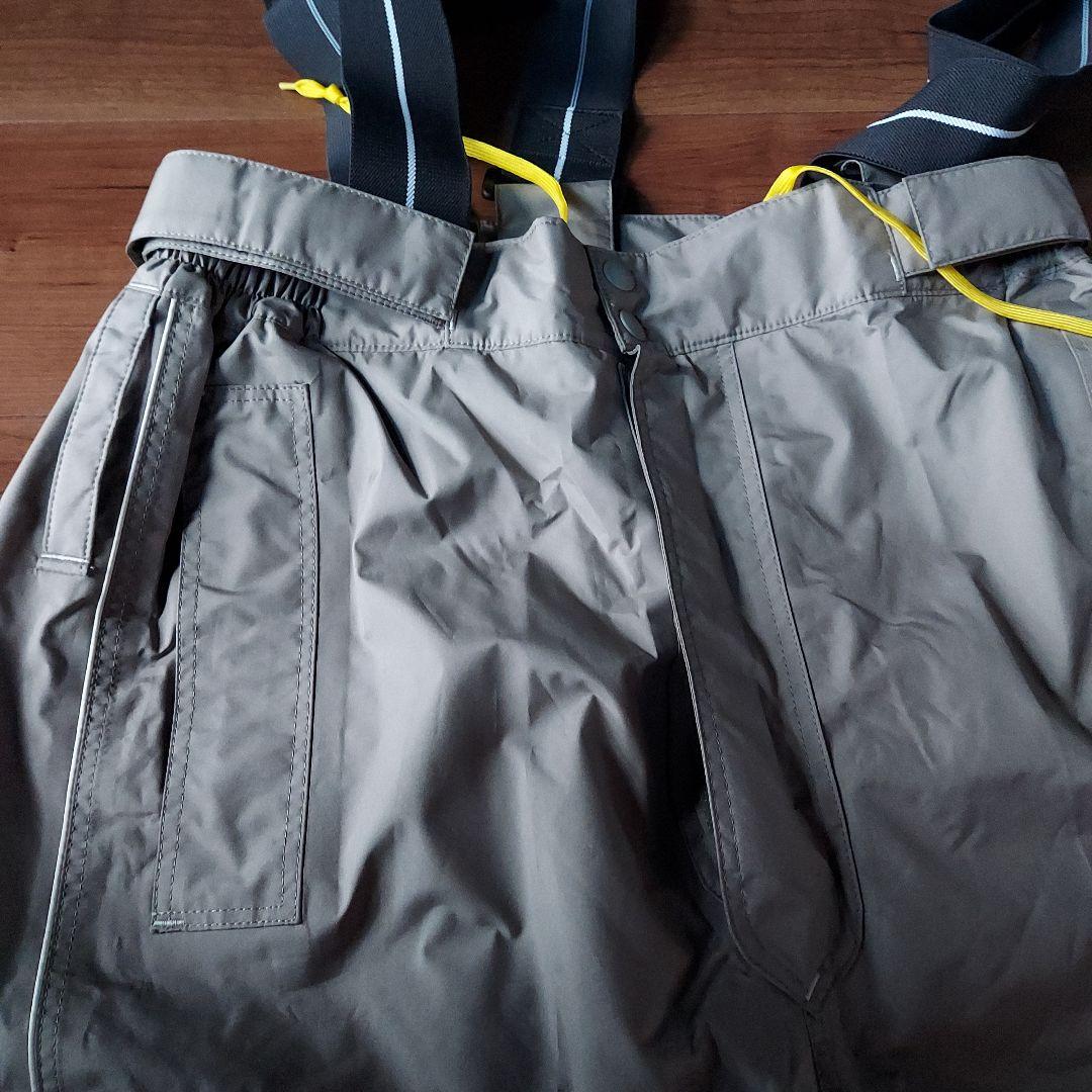 持*夫様 フィッシングスーツ(上下セット) 防水 黒/ベージュ