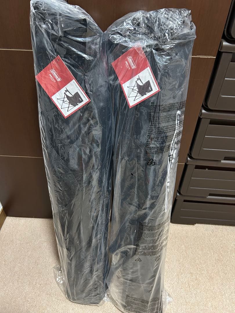 Coleman アウトドアチェア 黒 二脚セット新品