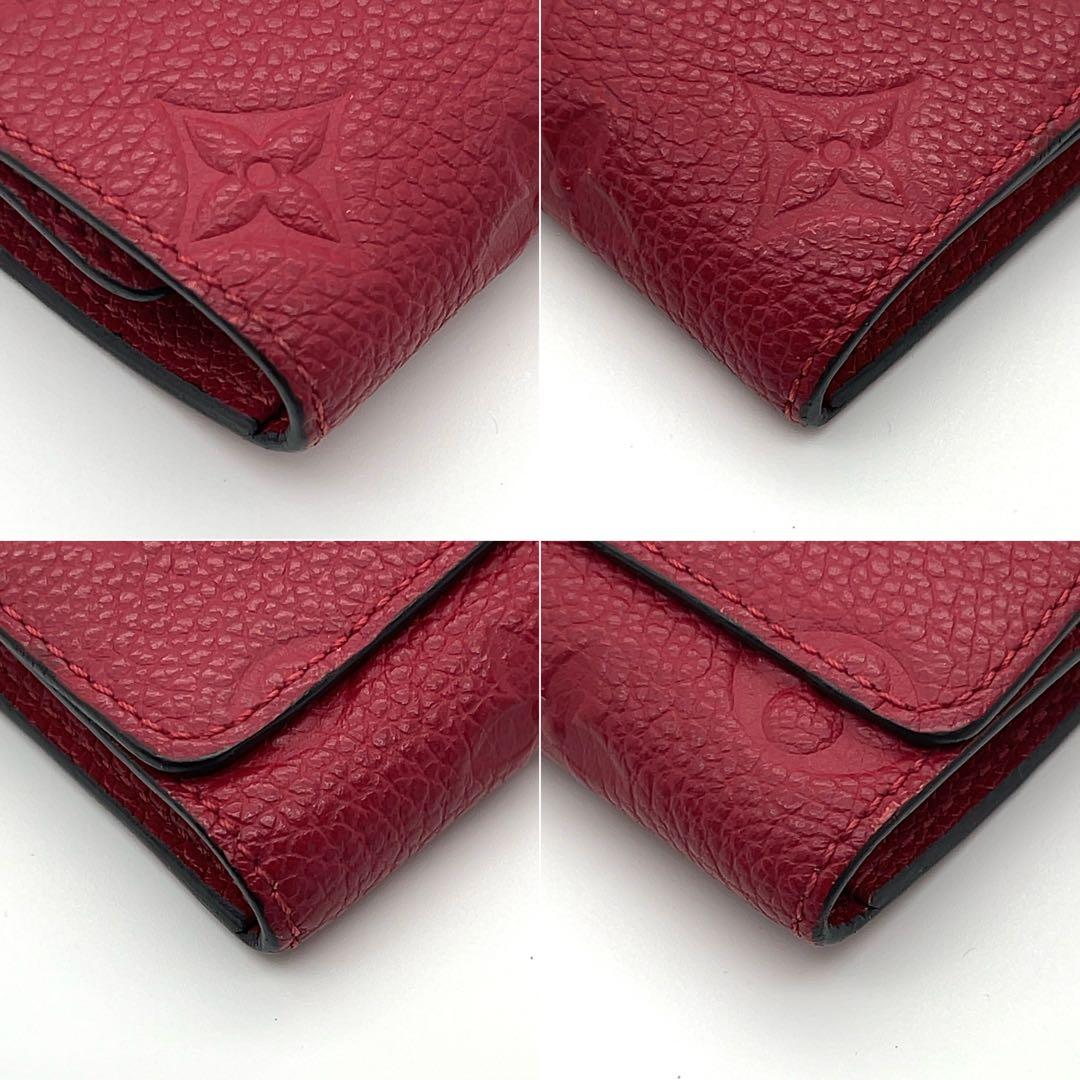 極美品★ルイヴィトン キーケース アンプラント 赤 ミュルティクレ6 箱袋付