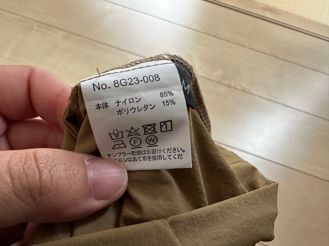8G SHOOT ベージュ ゴルフパンツ　Mサイズ