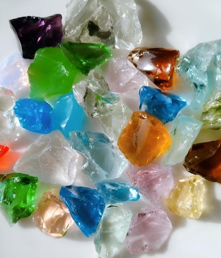 希少 アンダラクリスタル ピンク ブルー グリーン パープル イエロー 等