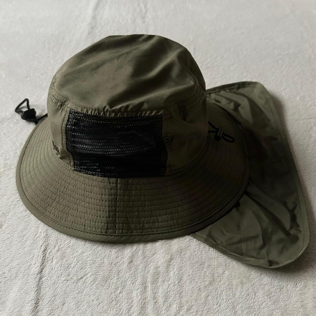 美品 ビームスゴルフ 日除けカバー付き バケットハット ユニセックス コード付