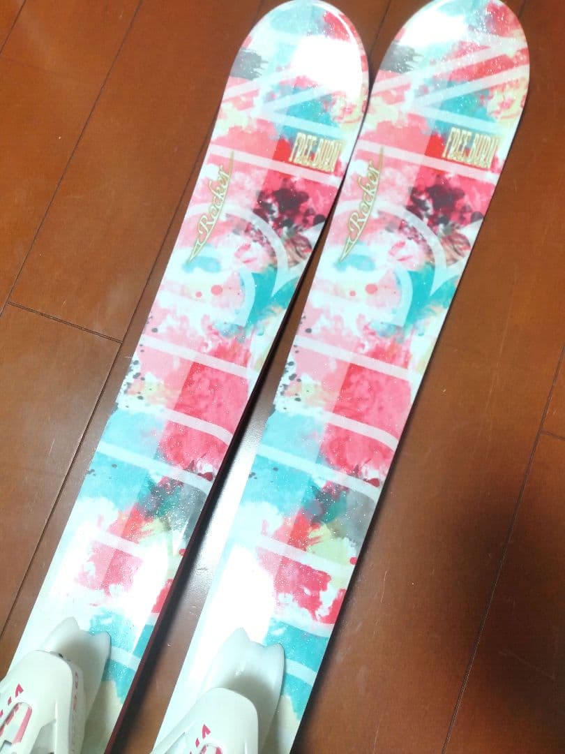 【美品☆】130cm　フリースタイルスキー板♪　ツインチップ！