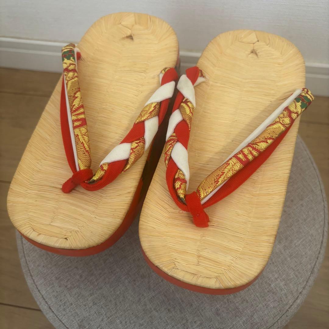 七五三 ぽっくり下駄　7歳　kobune 小舟