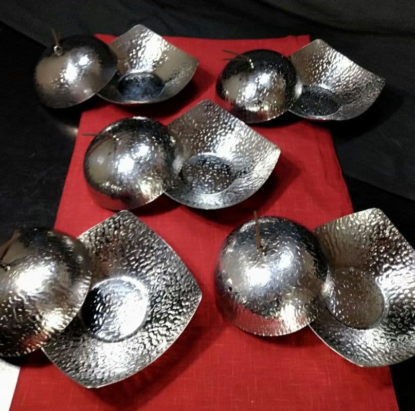 ♥冬にお奨め一押し【 高級ステンレス皿 食器 】&【卓上一人鍋用】８セット対応