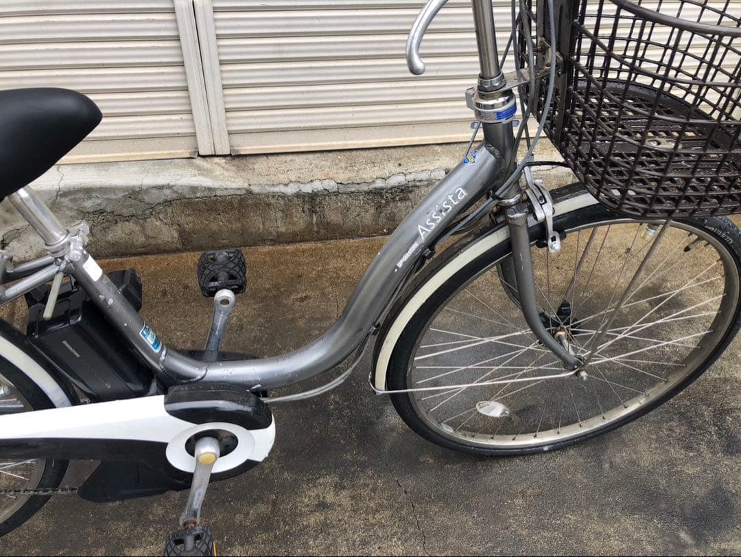 ブリヂストン新機種電動アシスト自転車アシスタ26インチグレーアルミボディー