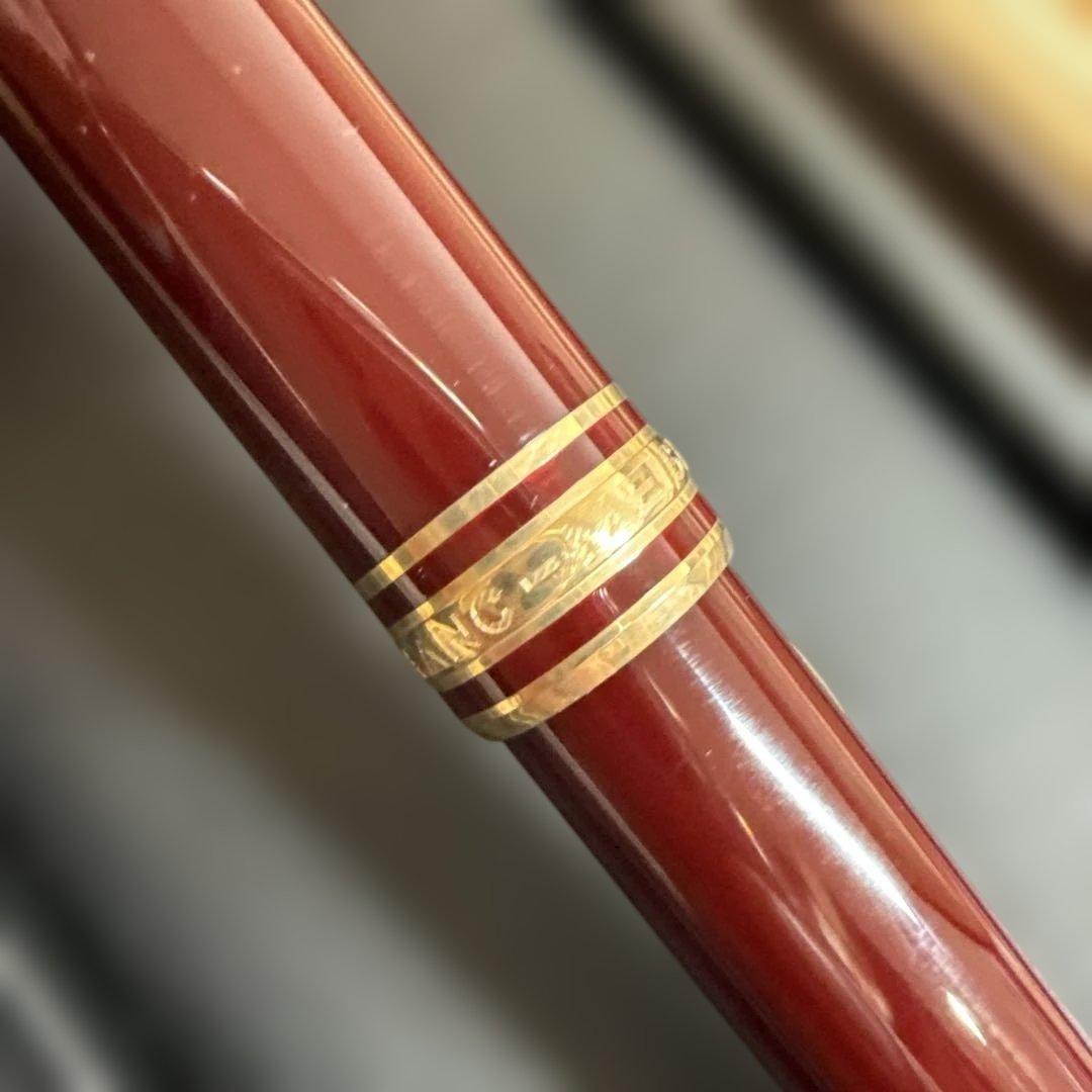 モンブラン 万年筆 マイスターシュテュック ボルドー 14k F細