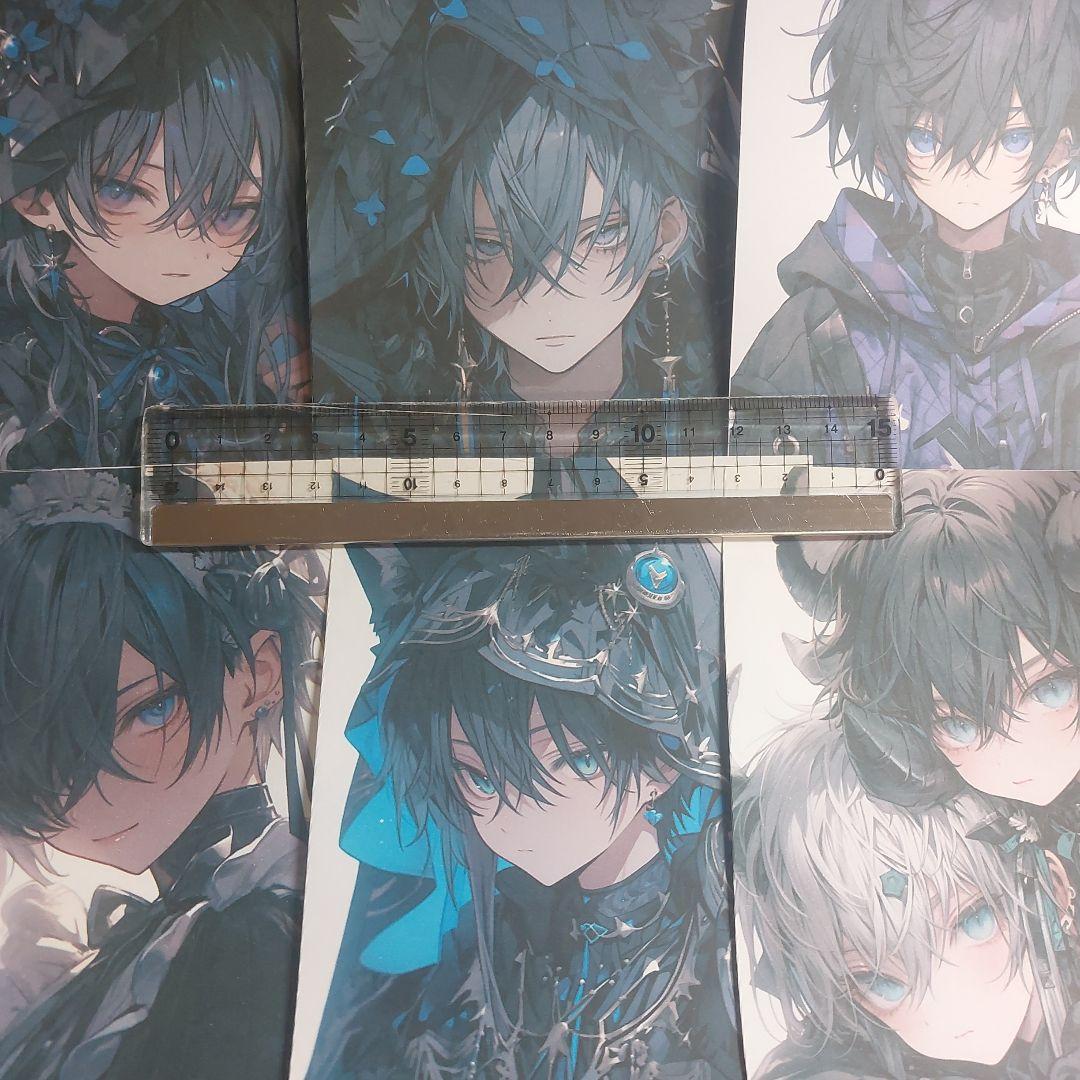 藍都ページ コラージュ素材 おすそ分け 封筒 男の子 5-3