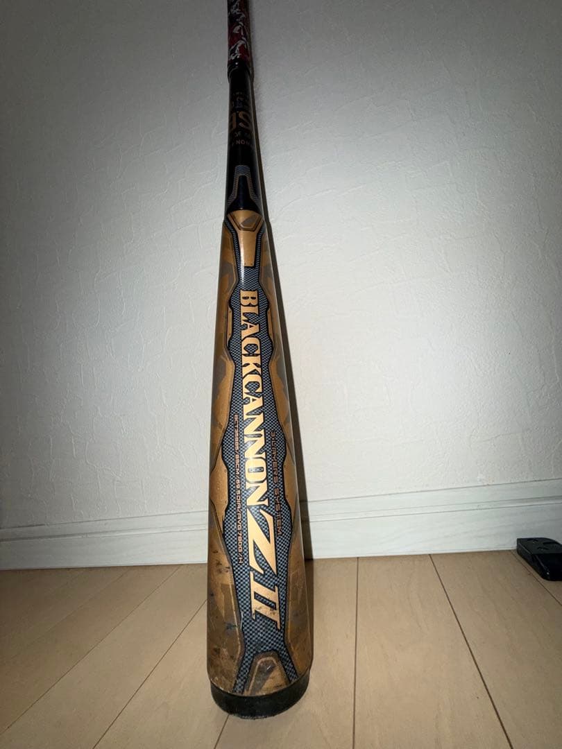 BLACK CANNON Z II 軟式バット ゴールド/ブラック