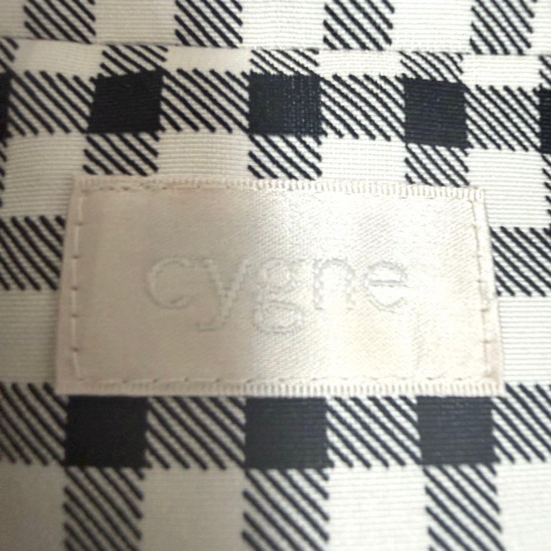 【未使用】完売品✨シーニュ バルーンジレ Colette 白 × 黒 チェック