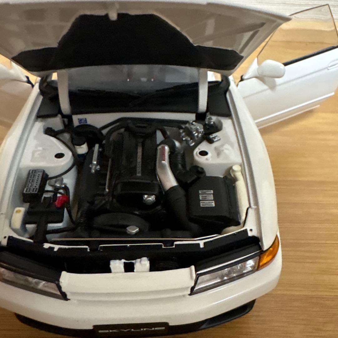 ミニカー 1/18 スカイライン GT-R BNR32 V-SPECⅡ ホワイト