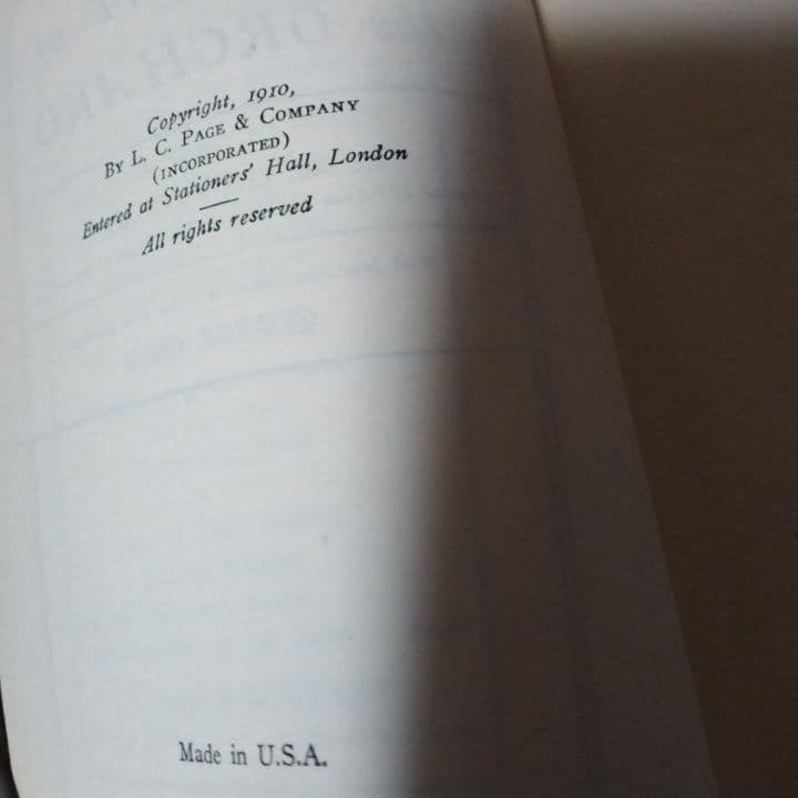 KILMENY of The ORCHARD果樹園のセレナーデ✴1910年✴初版