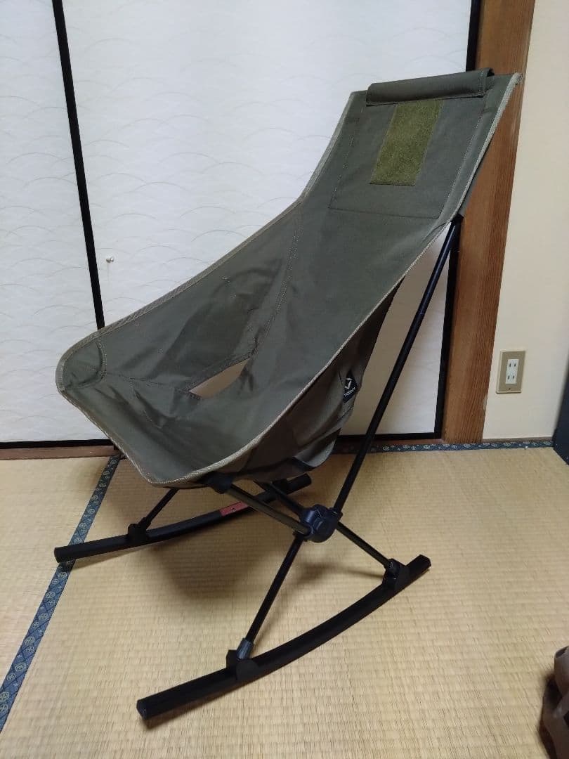 ヘリノックス タクティカルサンセットチェア　オリーブ　ロッキングフット付き