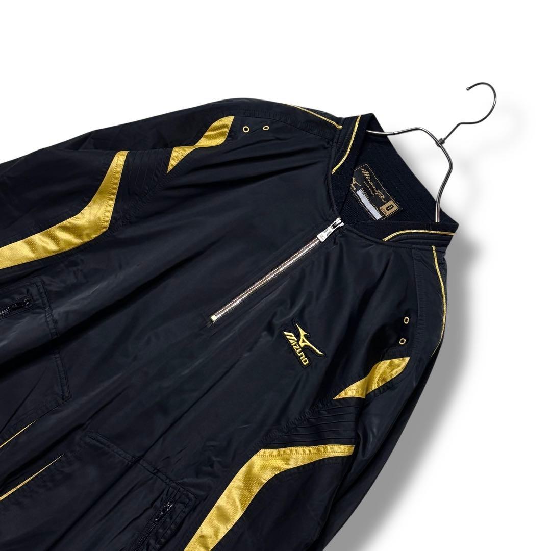【極美品】MIZUNO ミズノプロ　ブレスサーモ　セットアップ　ゴールド