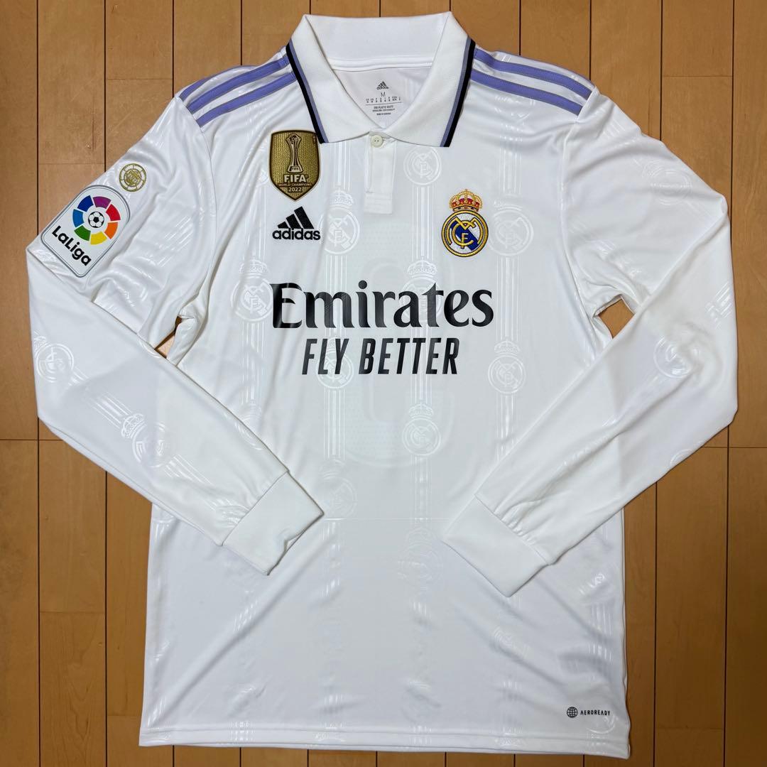 【正規品】レアル・マドリード 22/23 ミリトン ホームユニフォーム 長袖