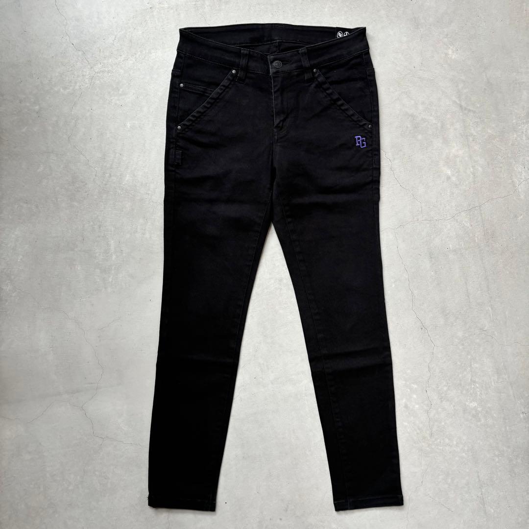 PEARLY GATES パーリーゲイツ ストレッチロングパンツ ロゴ刺繍 1