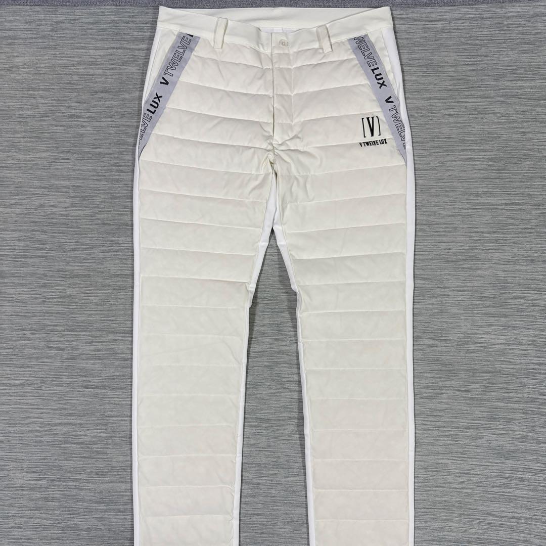 美品　V TWELVE 　ダウン入りゴルフパンツ　メンズL