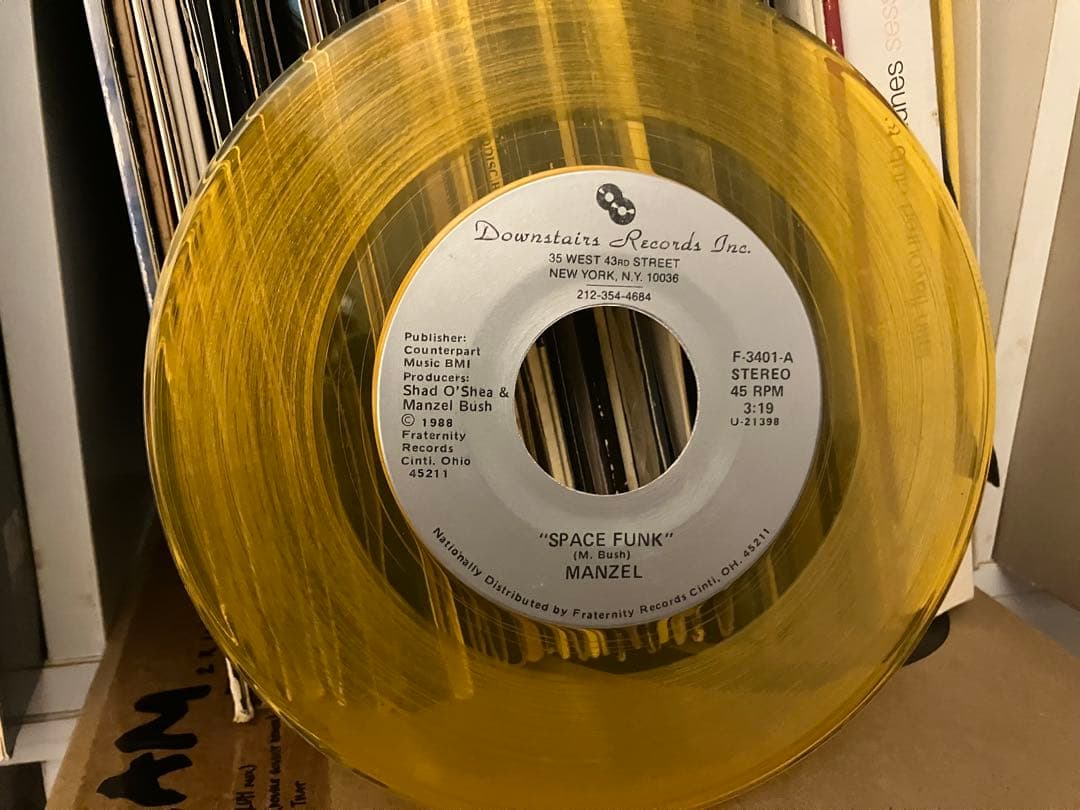 【激レア 黄盤】MANZEL / Space Funk 7inch