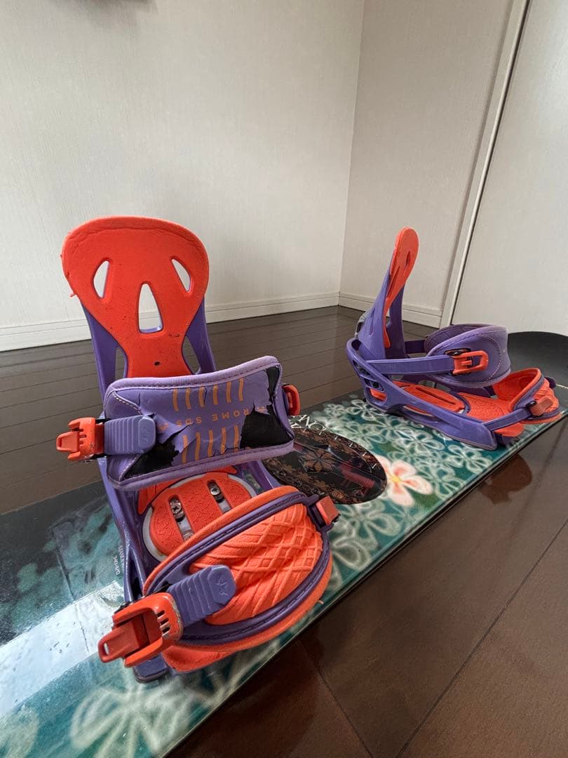 kissmark スノーボード 板143㎝ビンディング付き