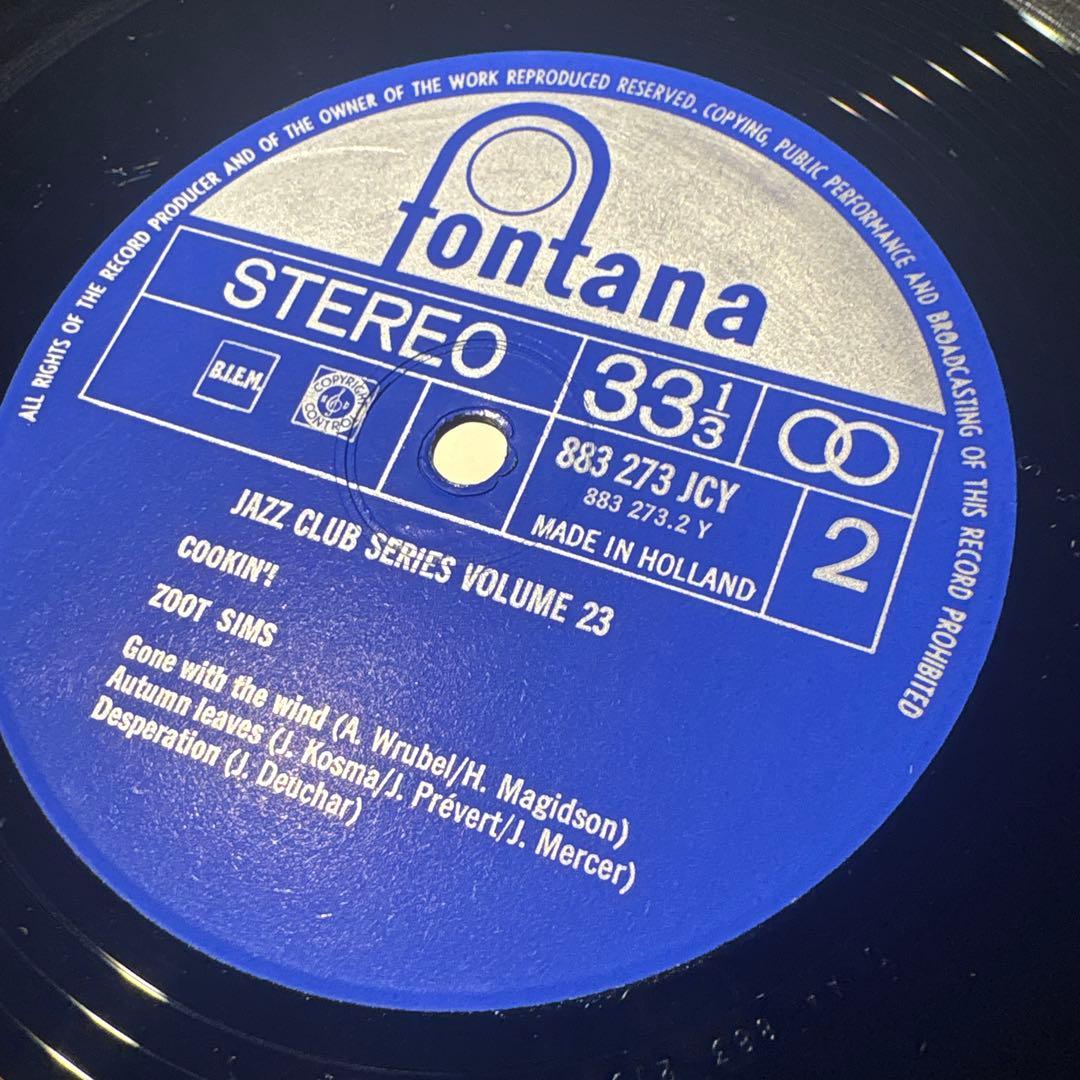 [レコード 蘭オリジナルステレオ] zoot sims cookin' LP