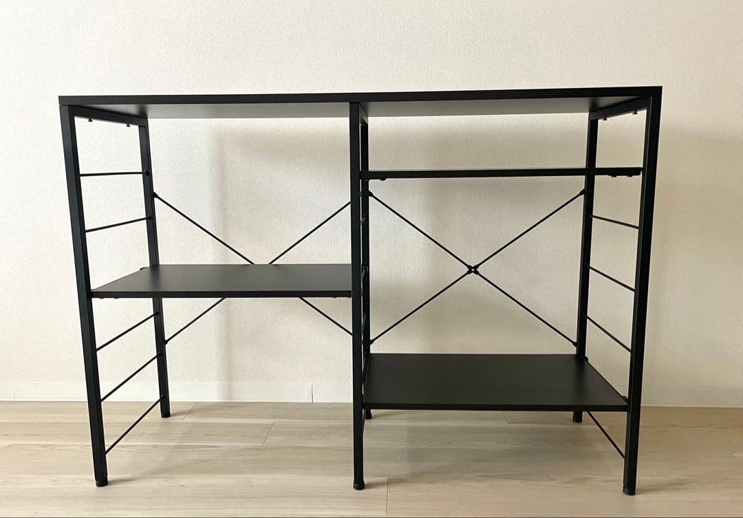 【送料込み】キッチンカウンター　ブラウン✖️ブラック