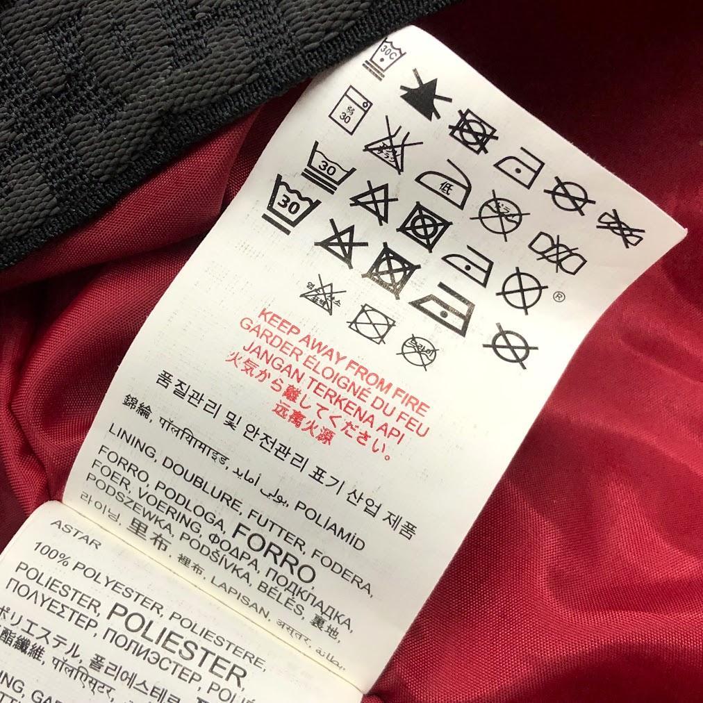 DC スケートボードウェア フード付き ジャケット 黒/赤 XL