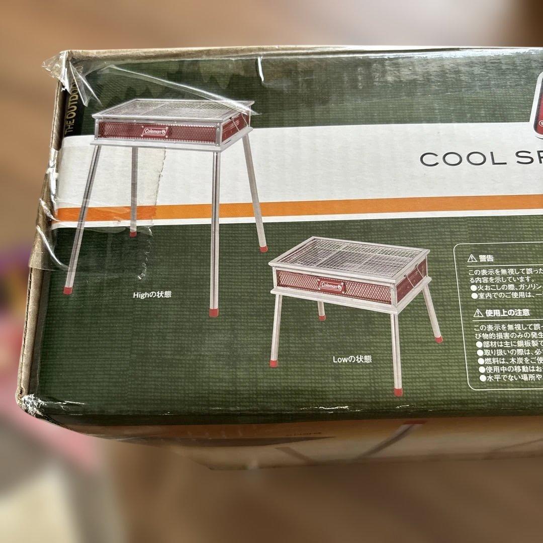 Coleman クールスパイダー ステンレスグリル (レッド)備品付♡