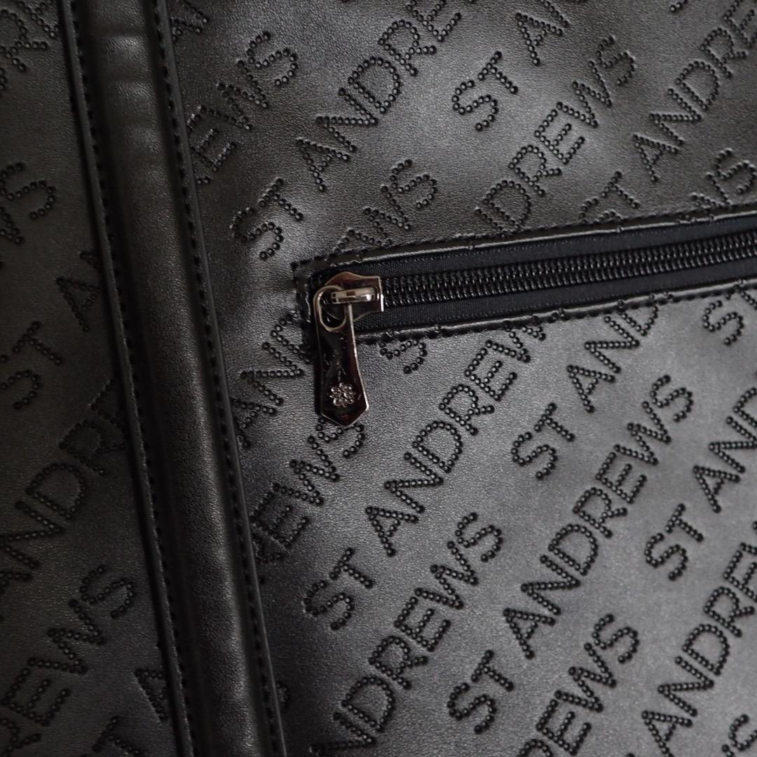 セントアンドリュース　黒　ロッカーバッグ　トートバッグタイプ