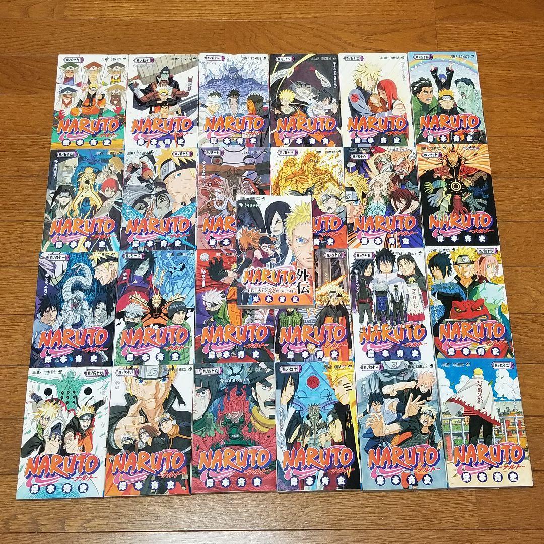 【⭐美品⭐】NARUTO/1~72巻+外伝/全巻/完結/初版率88%