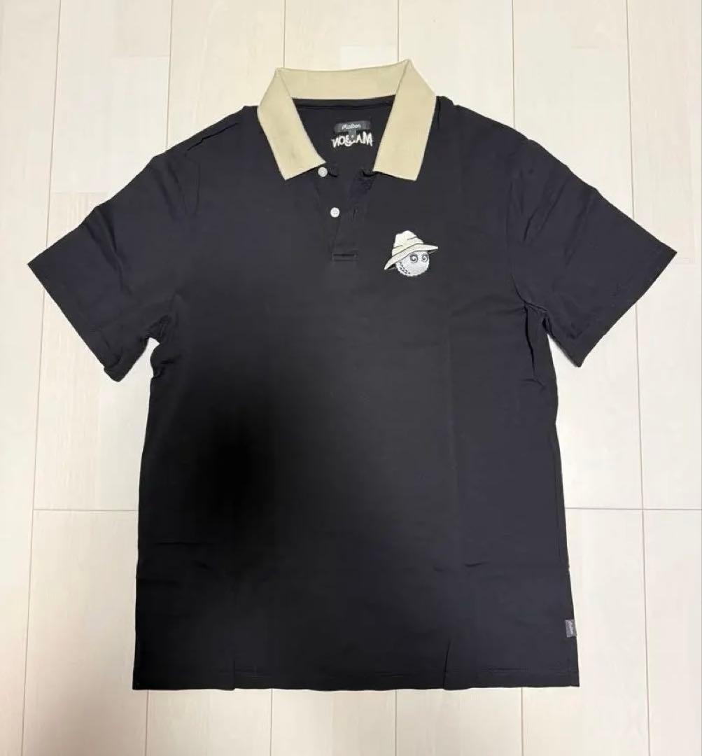 MALBON GOLF マルボン ゴルフ 刺繍ポロシャツ 黒 Mサイズ 正規品