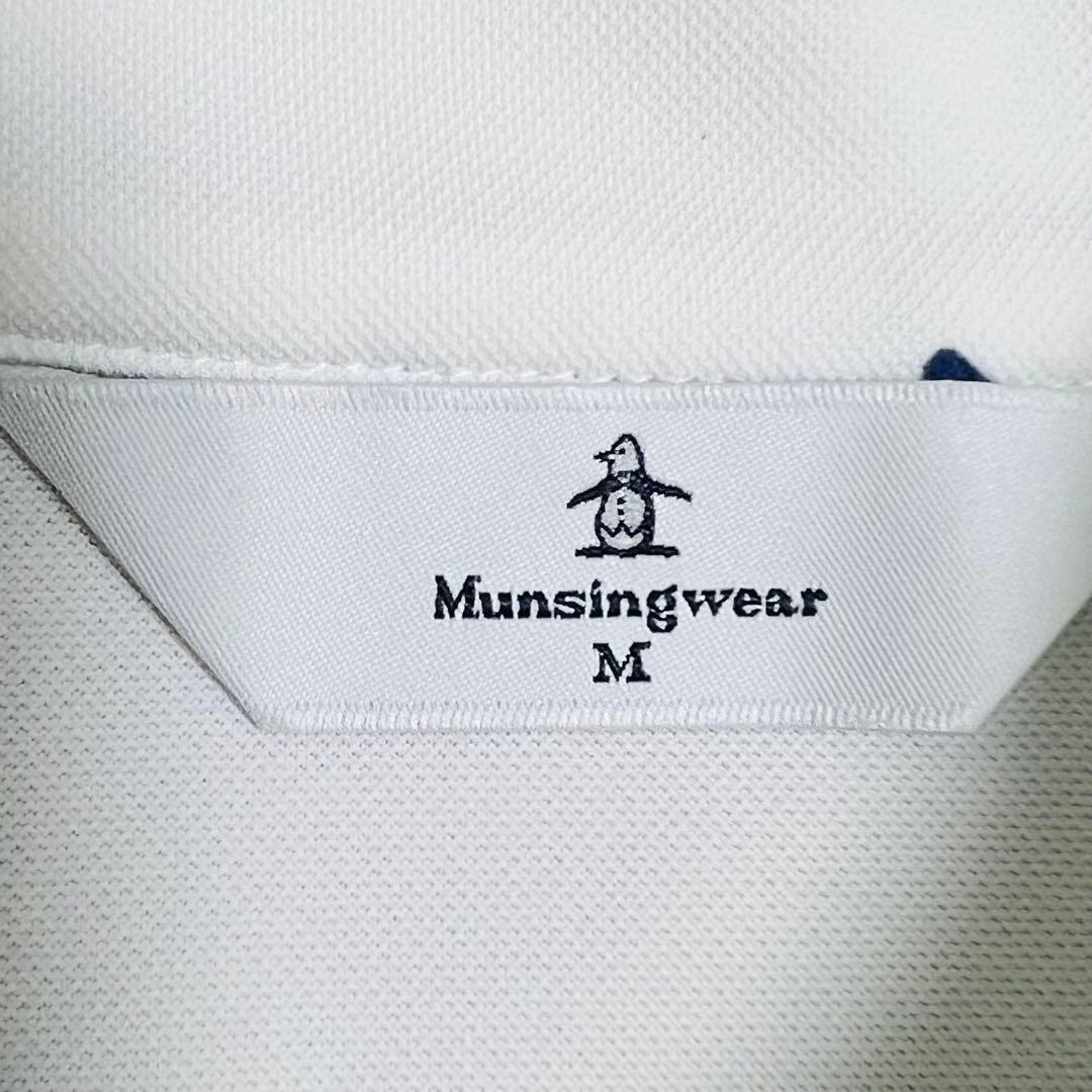 マンシングウェア　長袖ハーフジップシャツ　極美品　レディースM コミック柄