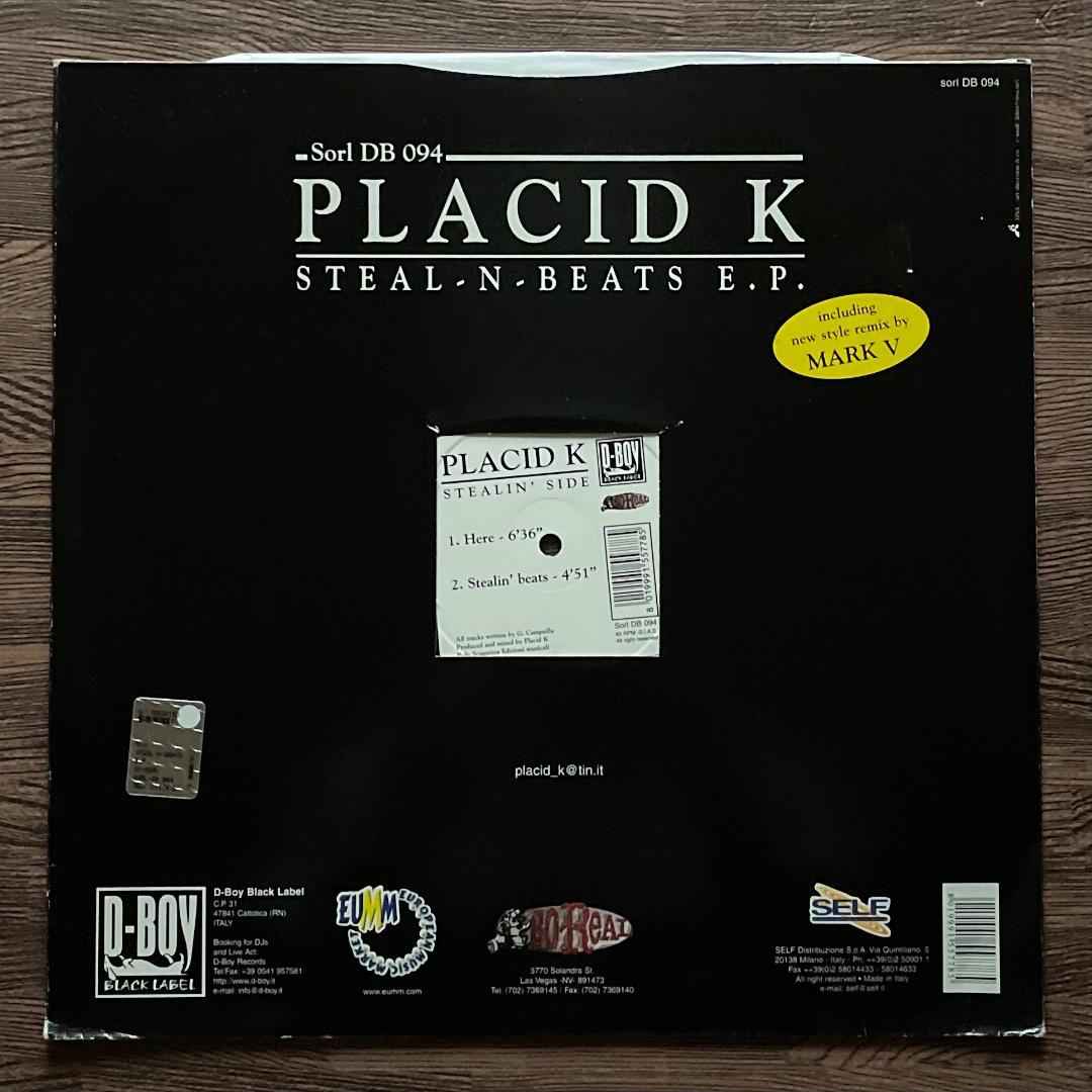 Placid K – Steal-N-Beats E.P. レコード 12\"