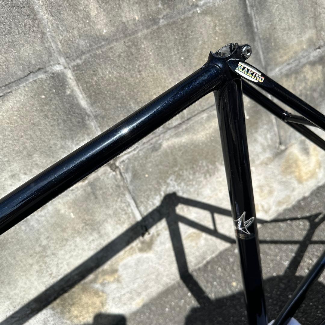 「MAKINO マキノ　別で丸フォーク付き　8630R 競輪フレーム