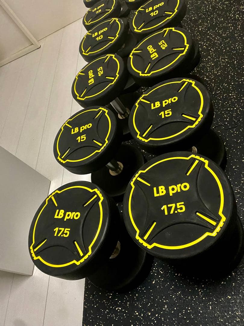 業務用 LP gym TPUダンベル 140kg⑥