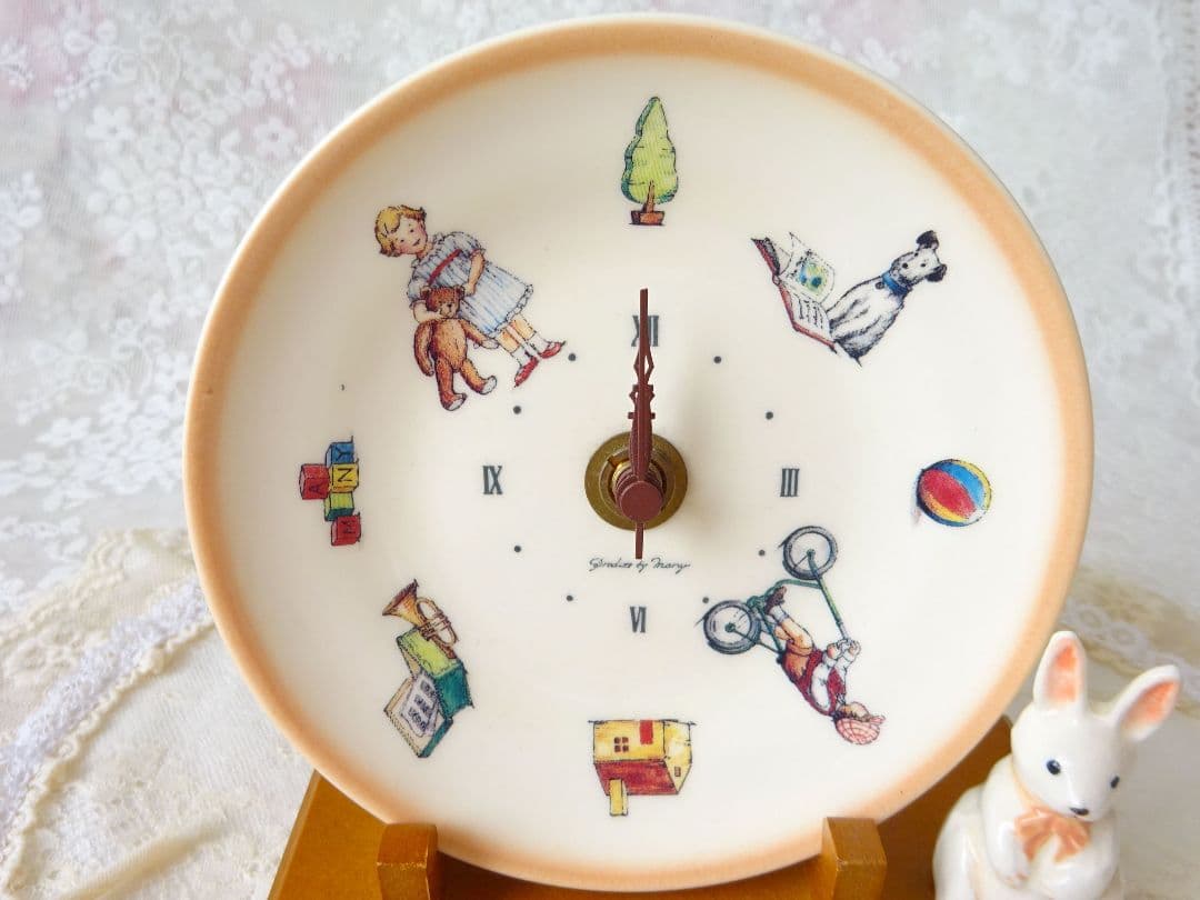 マニー　うさぎの時計　マミネット　プチメゾン　マニーローズ　イマン