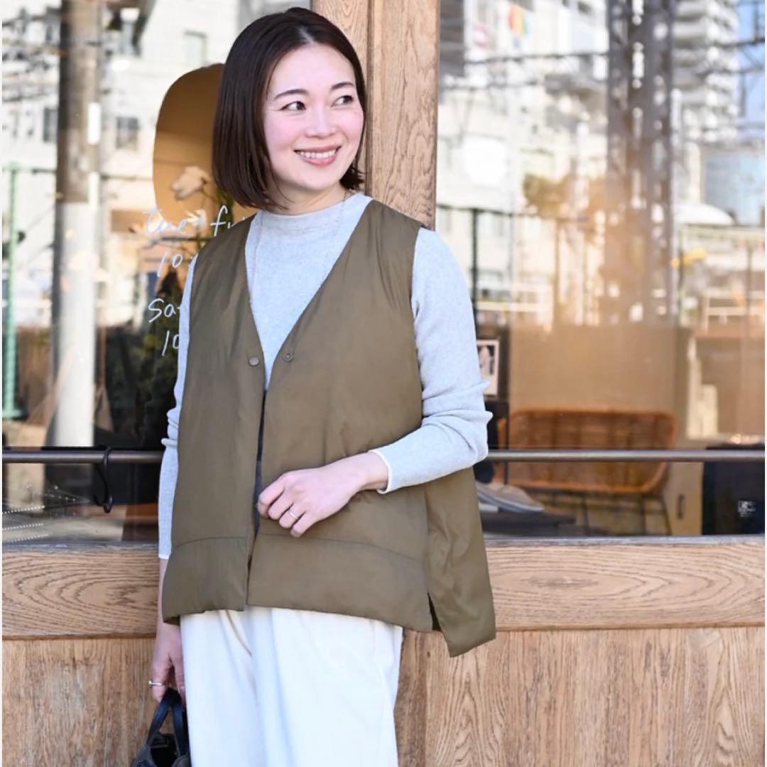 【新品】OUR 洗えるあったか中綿ベスト