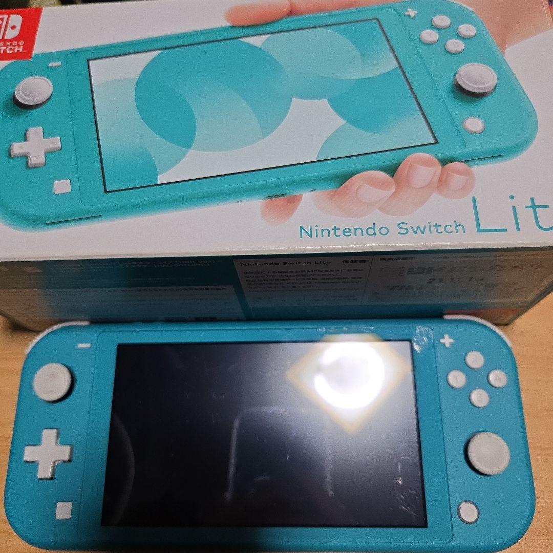 ハ*侍様 Nintendo Switch Lite ターコイズ 本体➕箱➕ACア
