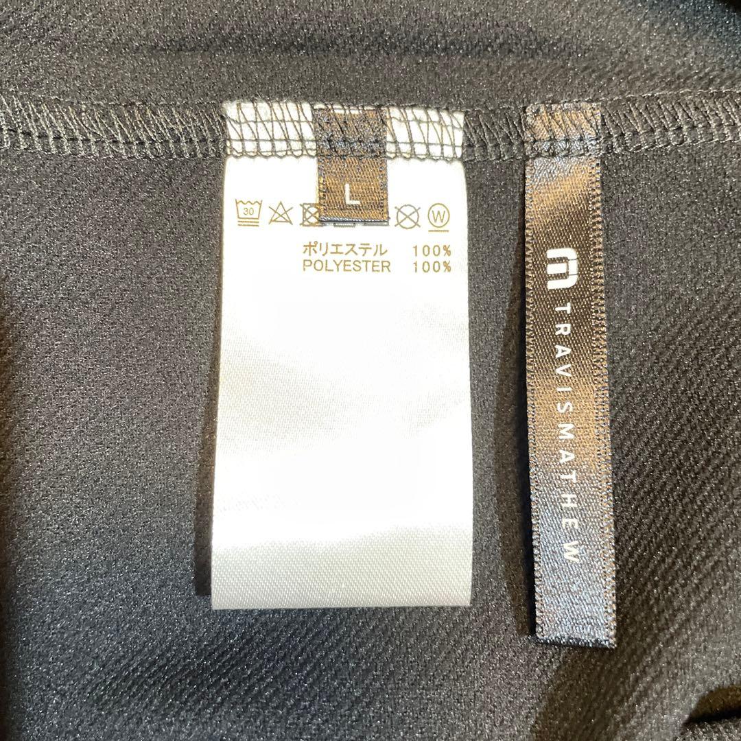 トラヴィスマシュー　ゴルフウェア　長袖モックネックシャツ　Lサイズ　ブラック