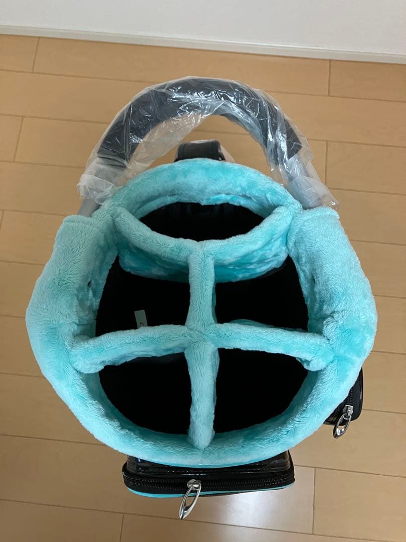 【超レア　限定品】ムジーク　ゴルフキャディバック　ターコイズグリーン