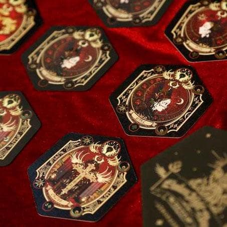 【正規品ルノルマンカード】2000個限定制作✨珍しい六角形型✨漆黒の鴉のカード