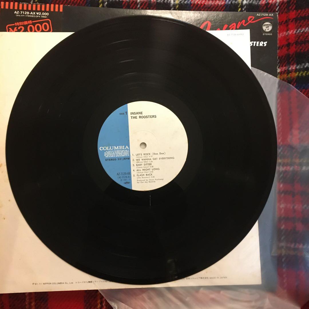 ザ・ルースターズ　インセイン　レコード　40