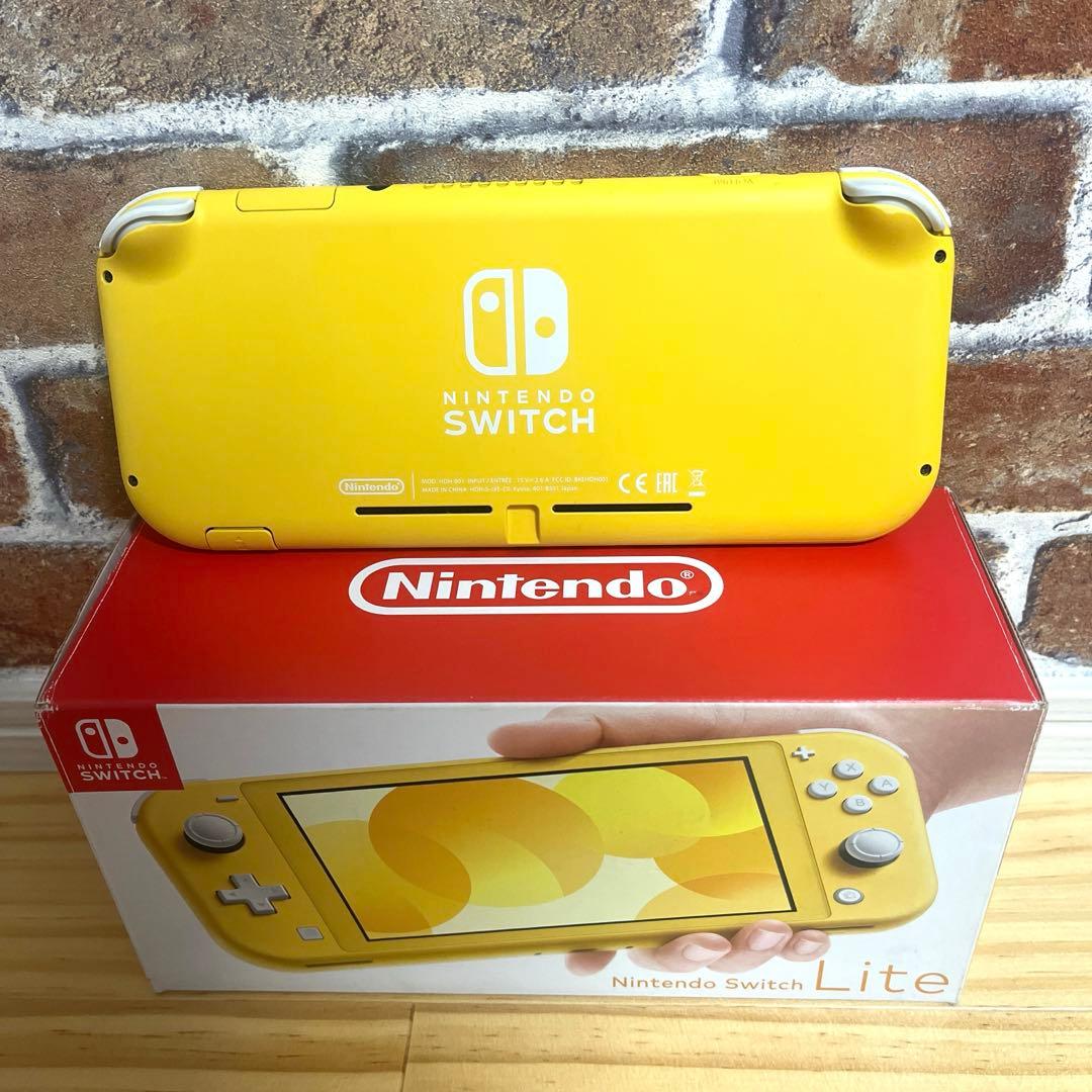 スイッチライト　イエロー　ジャンク品